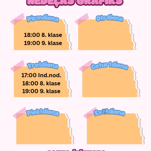 Matermātikas nodarbības pie skolotājas Santas Č.